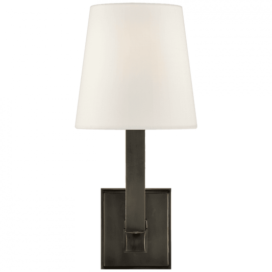 Visual Comfort Signature Signature Square Tube Single Sconce Bronze