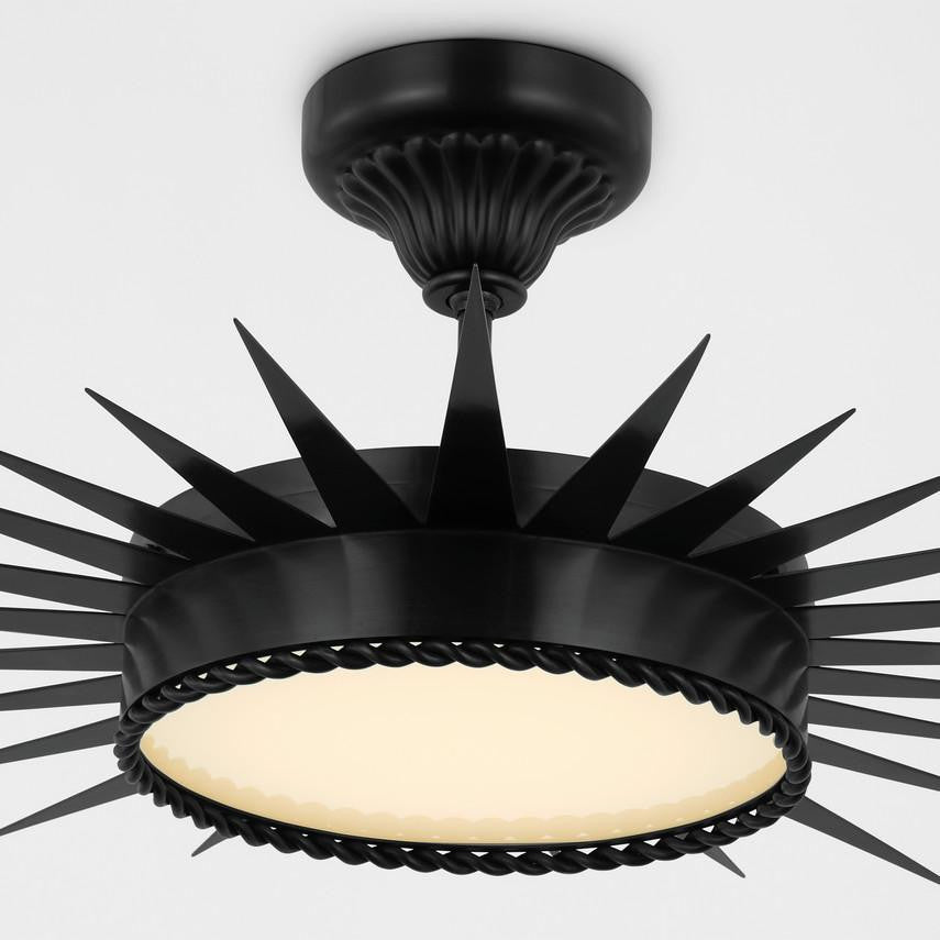 Visual Comfort & Co. Signature Collection Soleil 28" Semi-Flush Mount