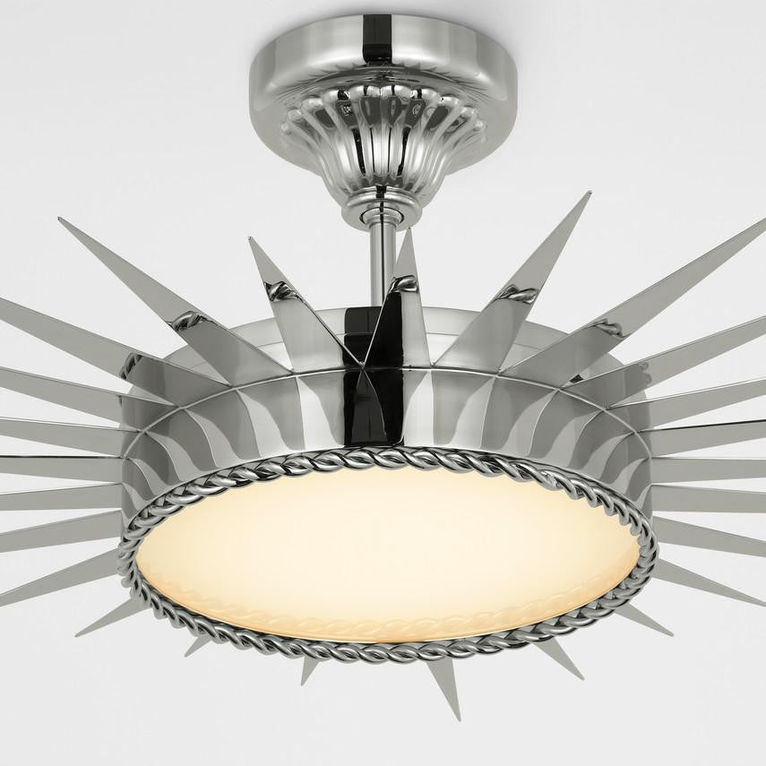 Visual Comfort & Co. Signature Collection Soleil 28" Semi-Flush Mount