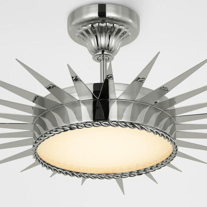 Visual Comfort & Co. Signature Collection Soleil 28" Semi-Flush Mount