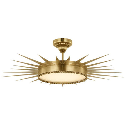 Visual Comfort Signature Soleil 36 Hand-Rubbed Antique Brass