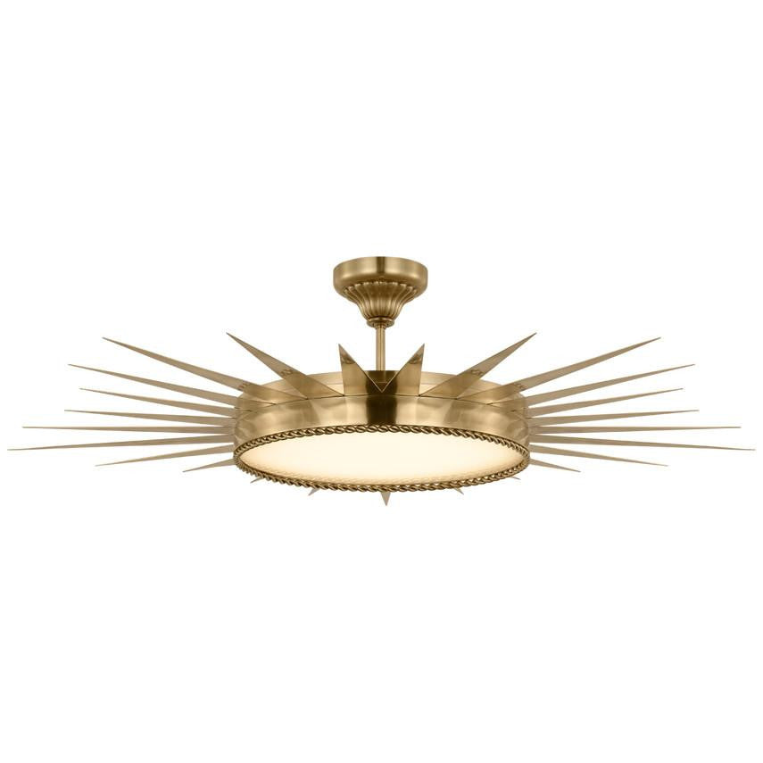 Visual Comfort Signature Soleil 45 Hand-Rubbed Antique Brass