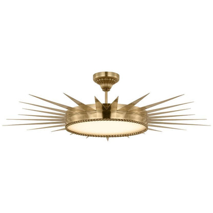 Visual Comfort Signature Soleil 45 Hand-Rubbed Antique Brass