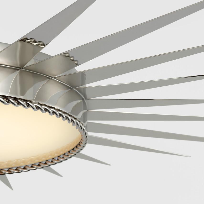 Visual Comfort & Co. Signature Collection Soleil 45" Semi-Flush Mount