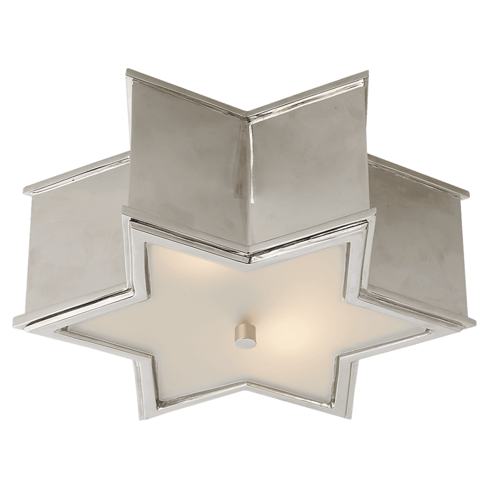Visual Comfort Signature Sophia Flush Mount Polished Nickel