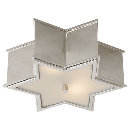 Visual Comfort Signature Sophia Flush Mount Polished Nickel