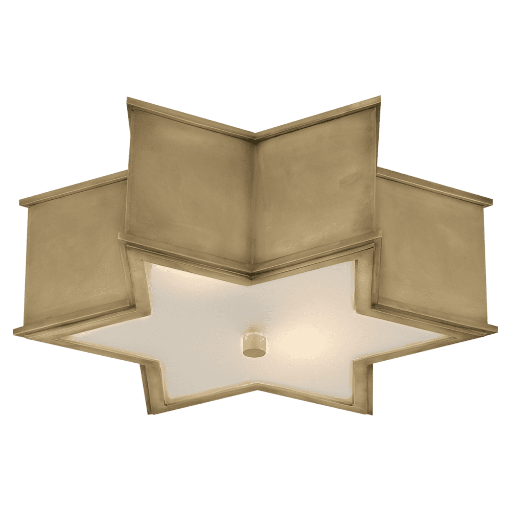 Visual Comfort Signature Sophia Flush Mount Polished Nickel