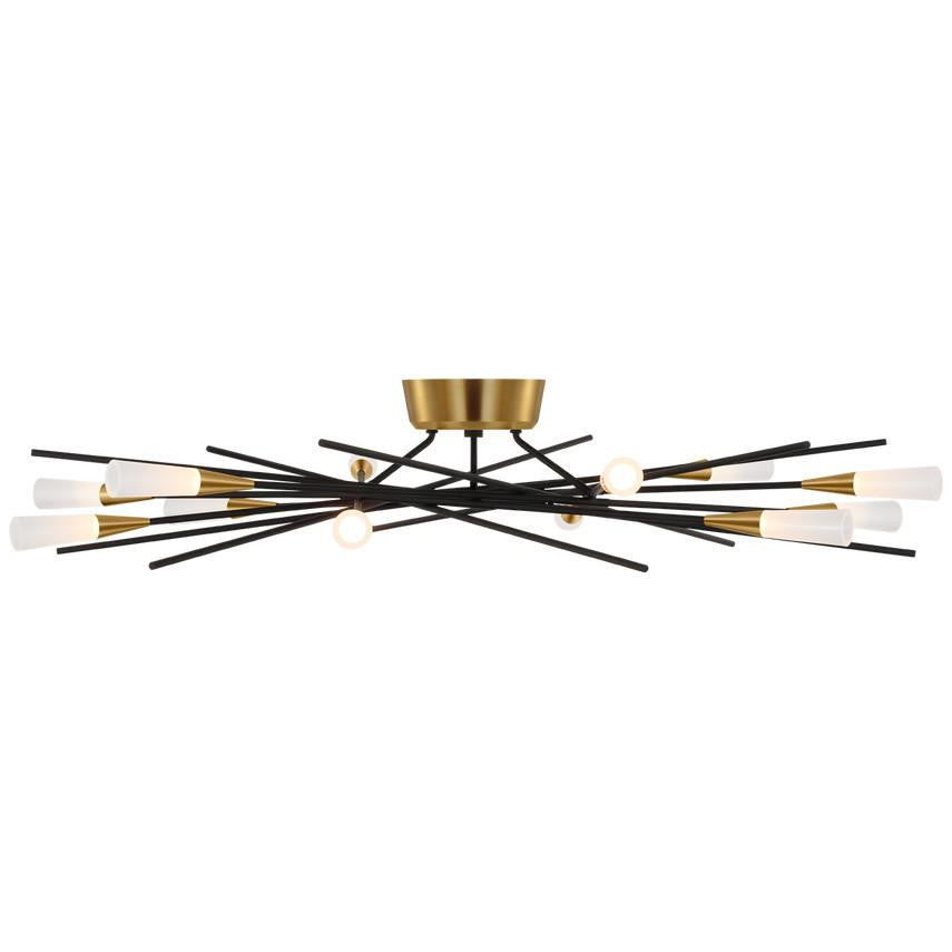 Visual Comfort & Co. Signature Collection Stellar 40" Radial Semi-Flush Mount