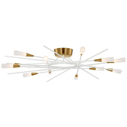 Visual Comfort & Co. Signature Collection Stellar 40" Radial Semi-Flush Mount