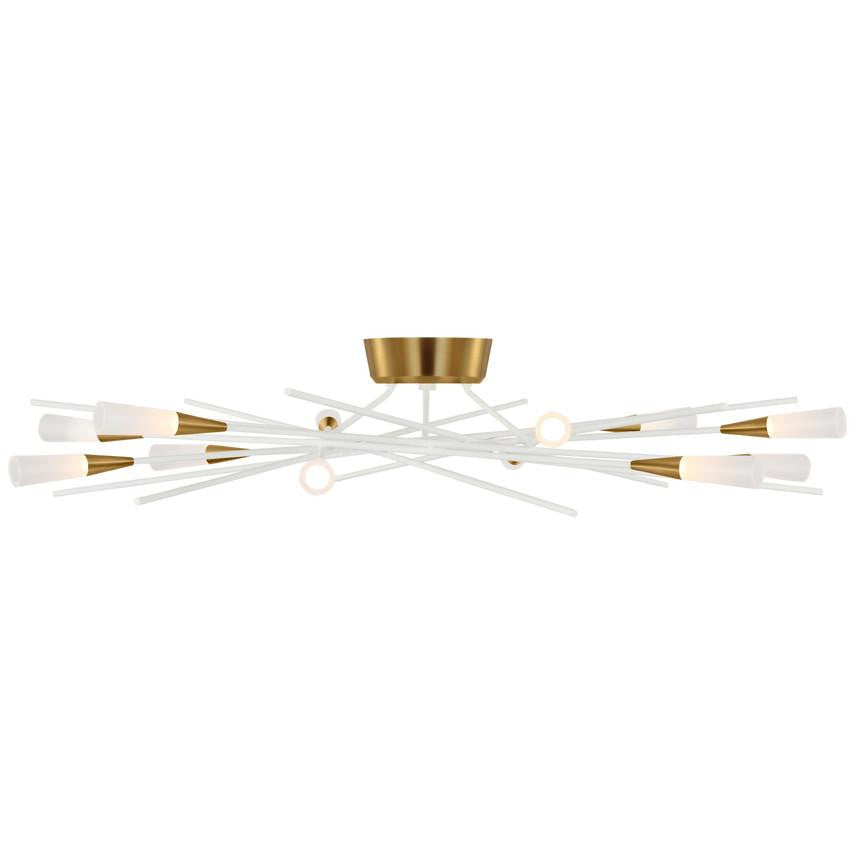 Visual Comfort & Co. Signature Collection Stellar 40" Radial Semi-Flush Mount