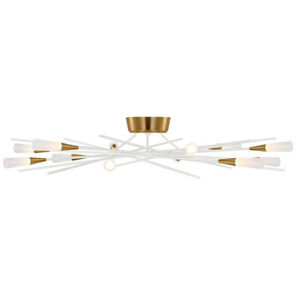 Visual Comfort & Co. Signature Collection Stellar 40" Radial Semi-Flush Mount