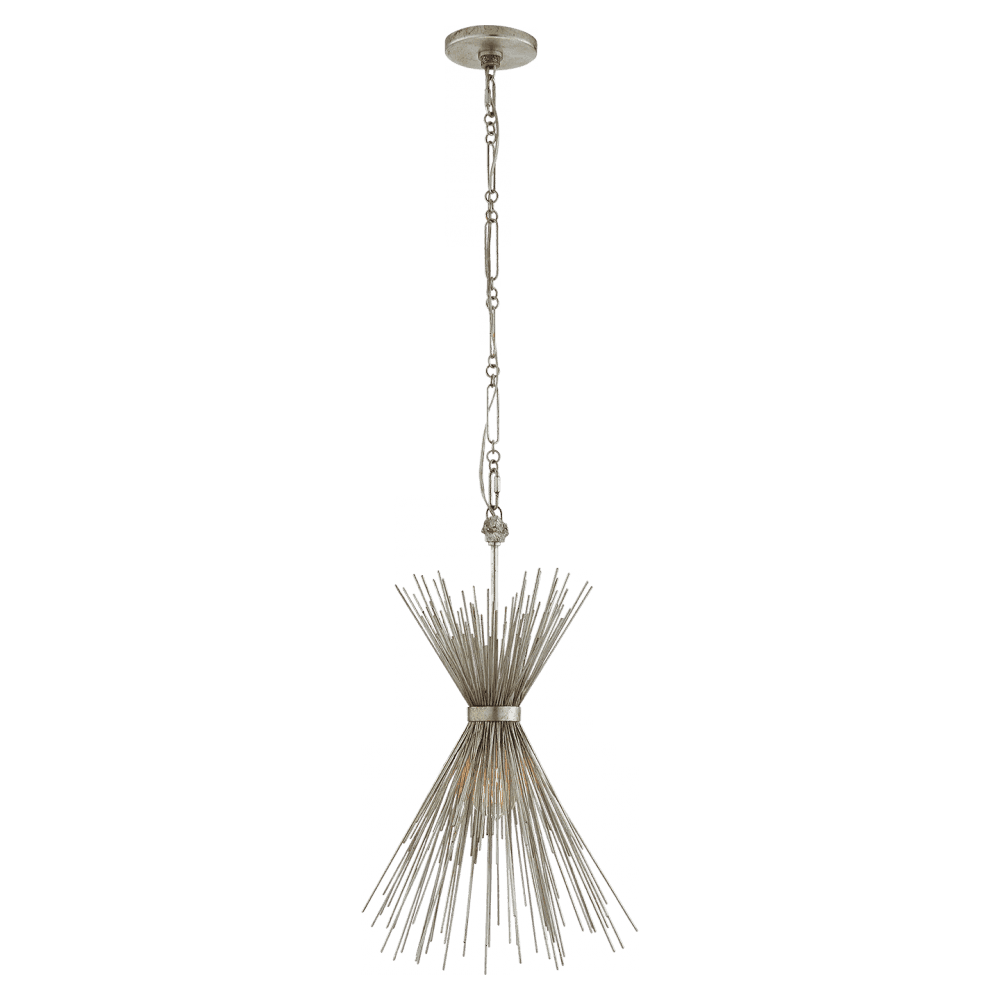 Visual Comfort Signature Strada Chandelier Burnished Silver Leaf