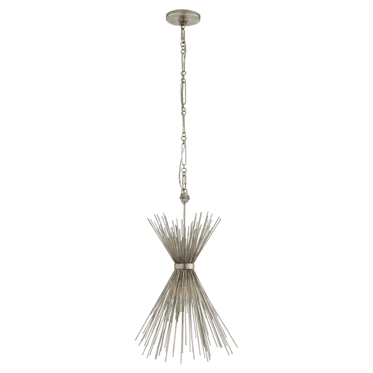 Visual Comfort Signature Strada Chandelier Burnished Silver Leaf