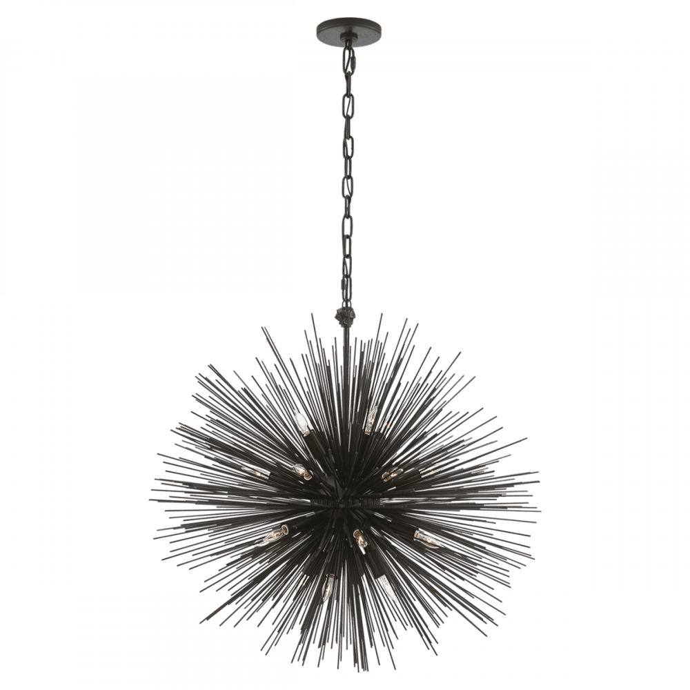 Visual Comfort Signature Strada Chandelier Polished Nickel