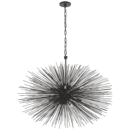 Visual Comfort Signature Strada Chandelier Burnished Silver Leaf