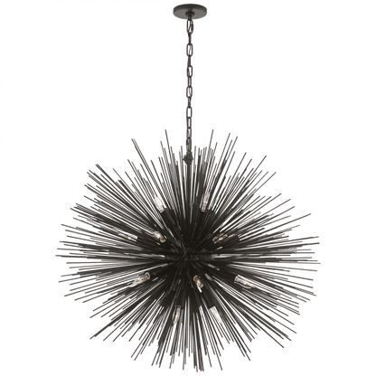 Visual Comfort Signature Strada Chandelier Aged Iron