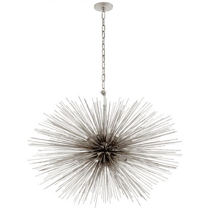 Visual Comfort Signature Strada Chandelier Polished Nickel