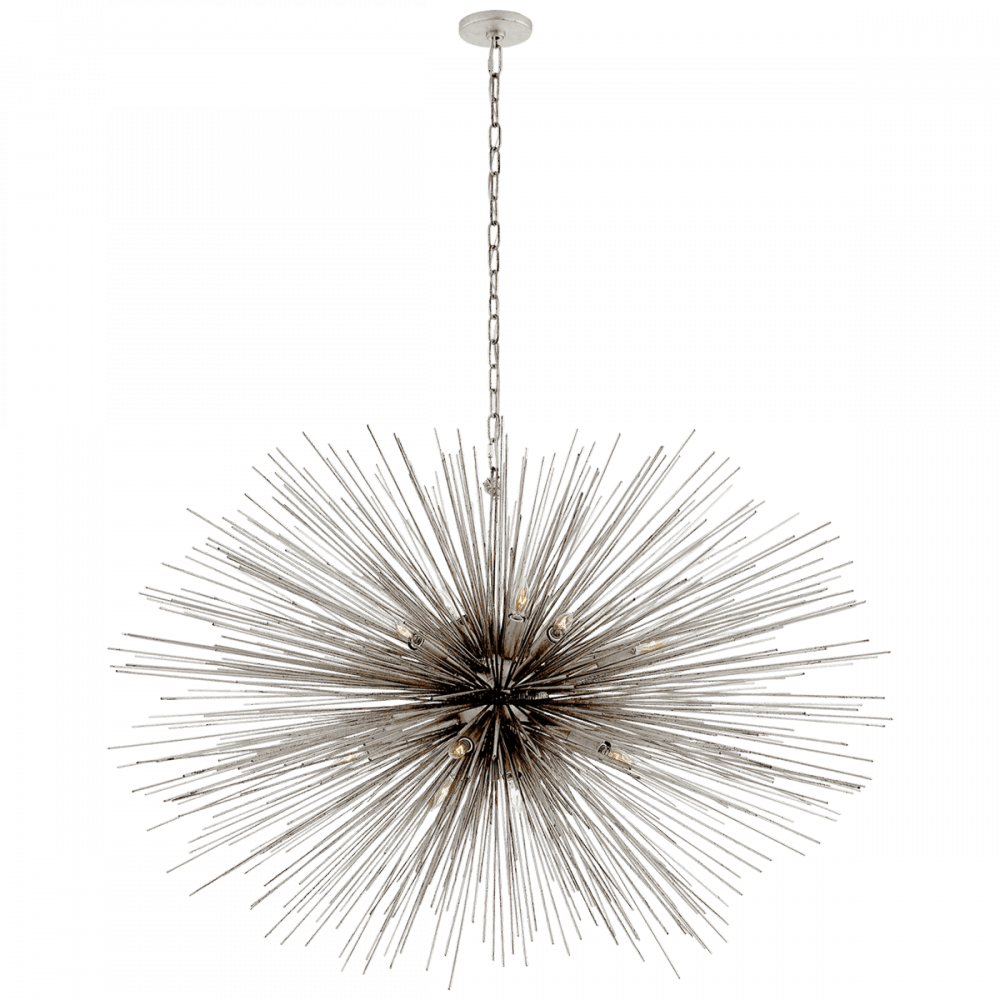 Visual Comfort Signature Strada Large Oval Chandelier Gild