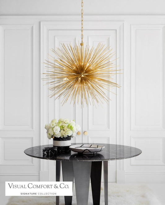 Visual Comfort Signature Strada Chandelier Aged Iron