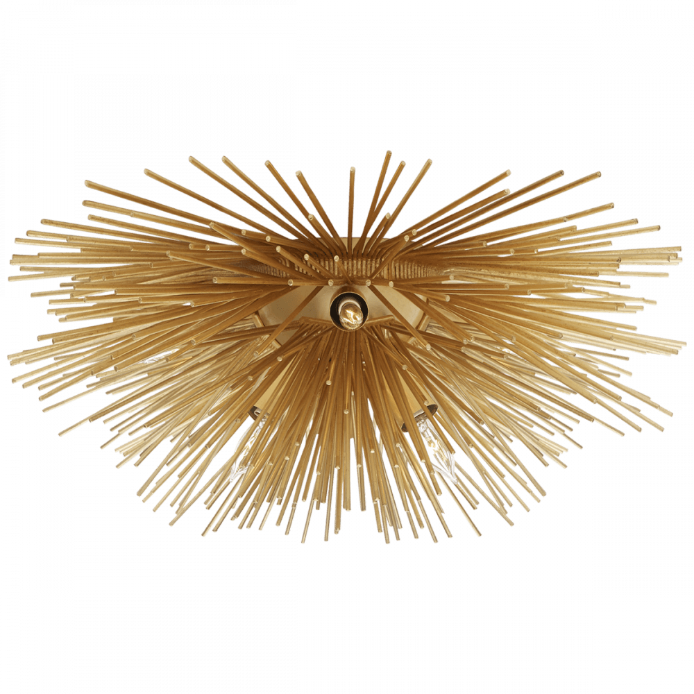 Visual Comfort Signature Strada Flush Mount Gild