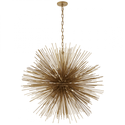 Visual Comfort Signature Strada Large Round Chandelier Gild