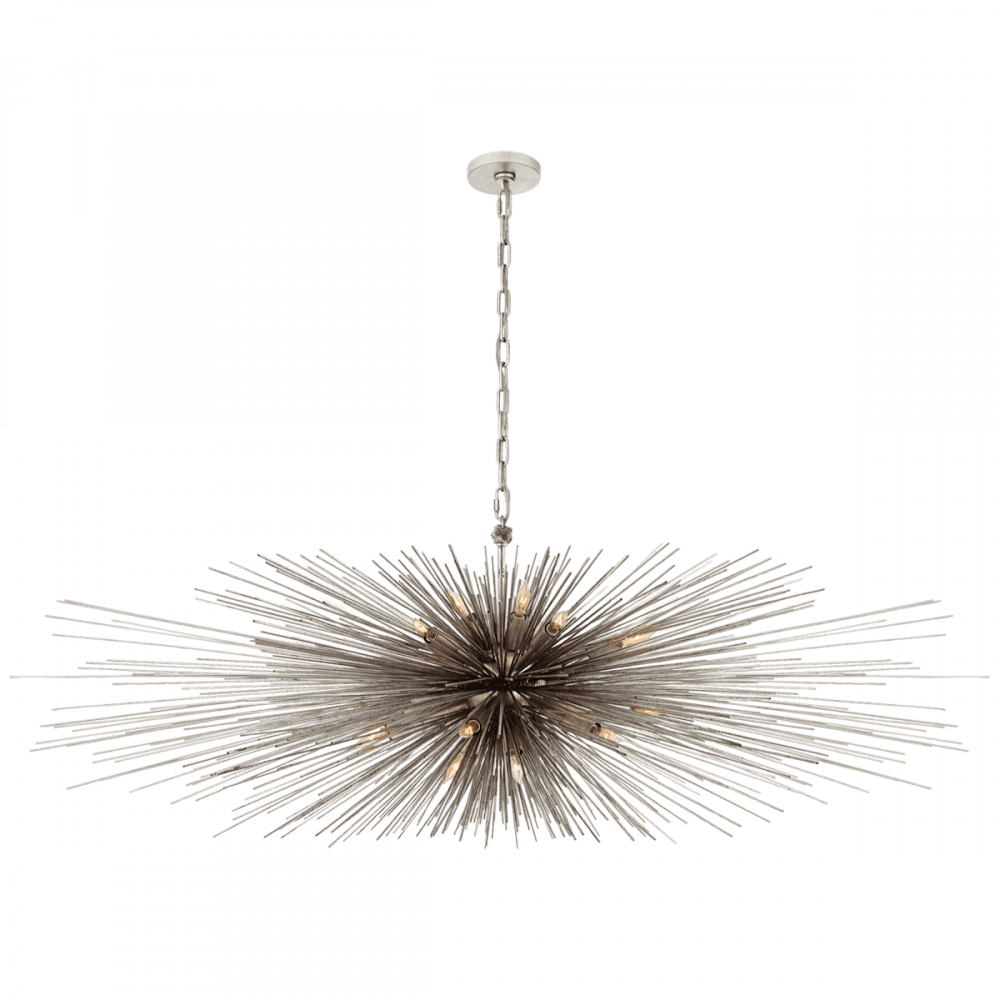 Visual Comfort Signature Strada Linear Chandelier Gild