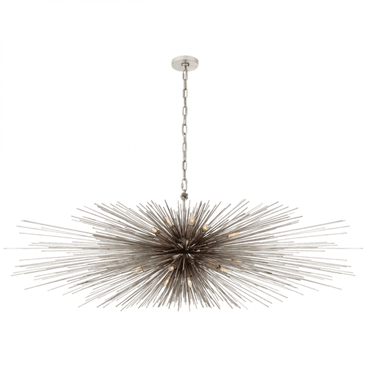 Visual Comfort Signature Strada Linear Chandelier Gild