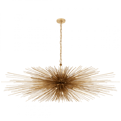 Visual Comfort Signature Strada Linear Chandelier Polished Nickel