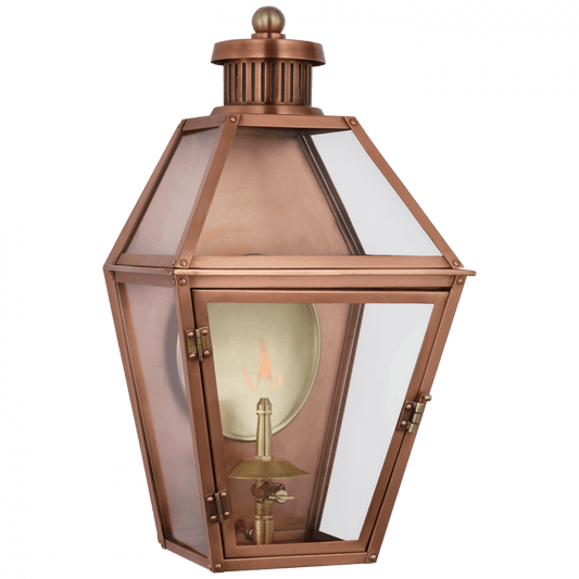 Visual Comfort & Co. Signature Collection Stratford Small 3/4 Gas Wall Lantern