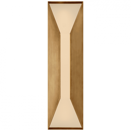 Visual Comfort Signature Stretto Medium Wall Sconce Antique-Burnished Brass