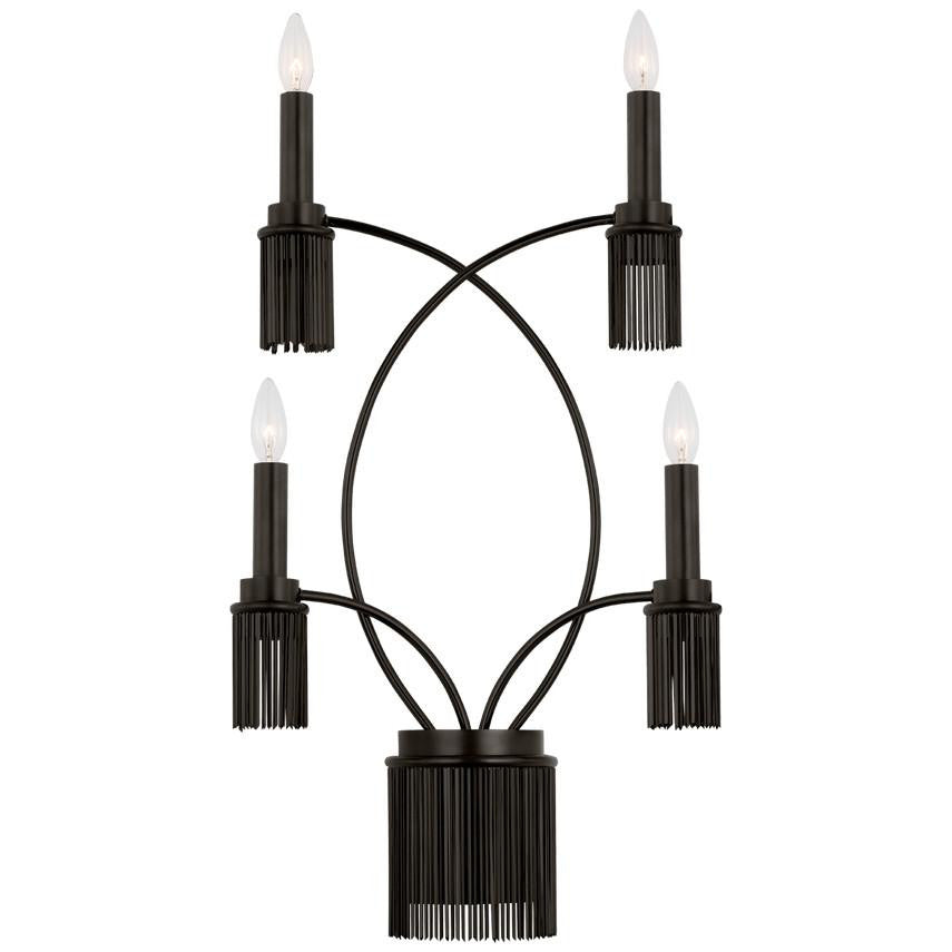 Visual Comfort Signature Sutton 4-Light Wall Sconce Bronze