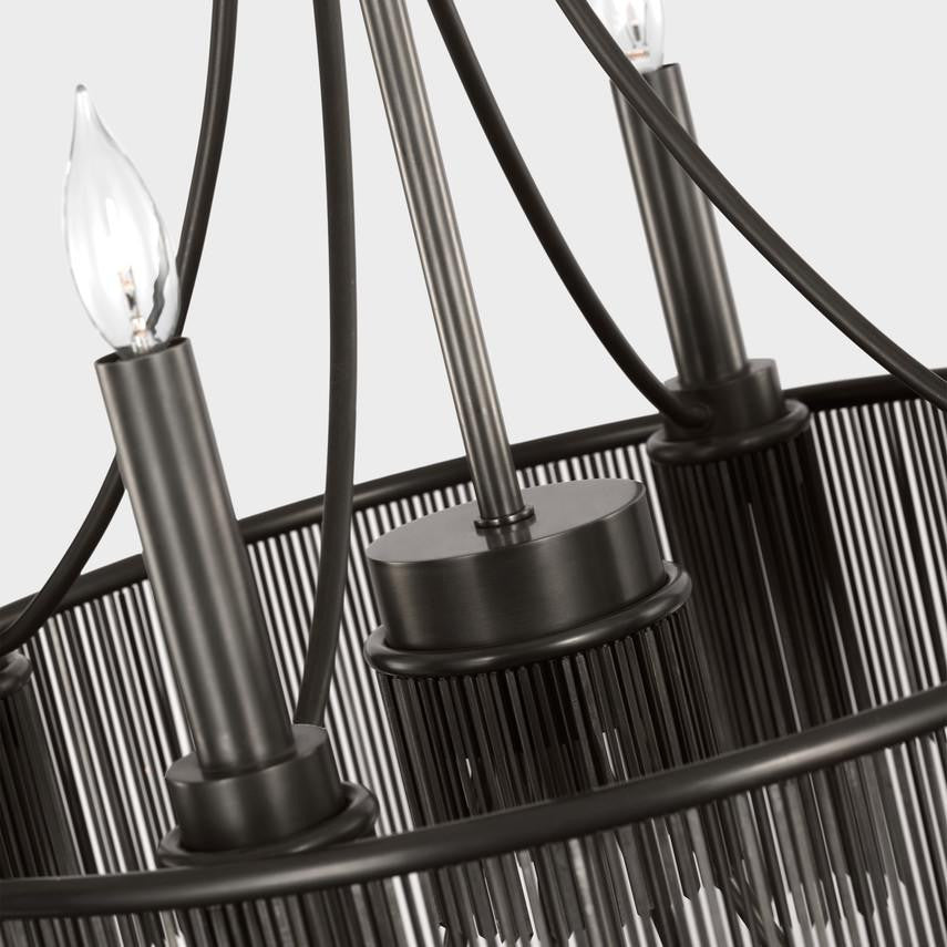 Visual Comfort & Co. Signature Collection Sutton 50" Three Tier Chandelier
