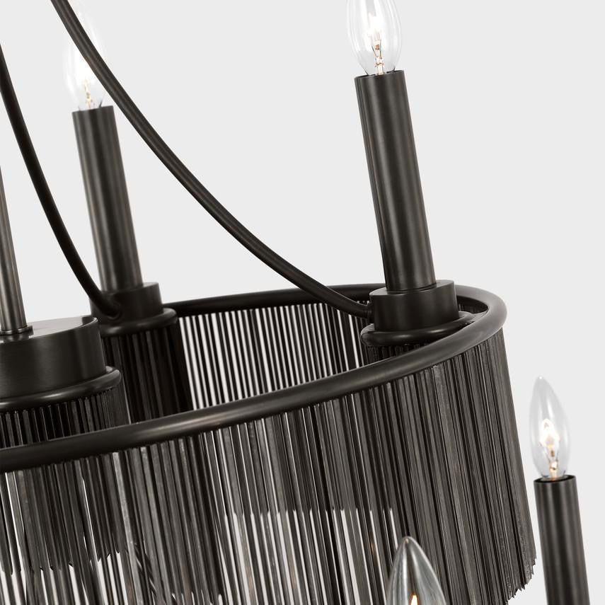Visual Comfort & Co. Signature Collection Sutton 50" Three Tier Chandelier
