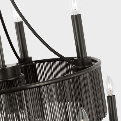 Visual Comfort & Co. Signature Collection Sutton 50" Three Tier Chandelier