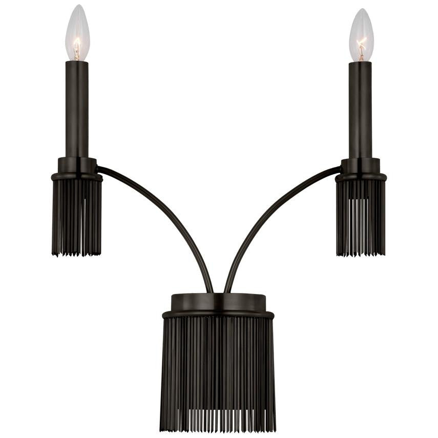Visual Comfort Signature Sutton Double Wall Sconce Polished Nickel