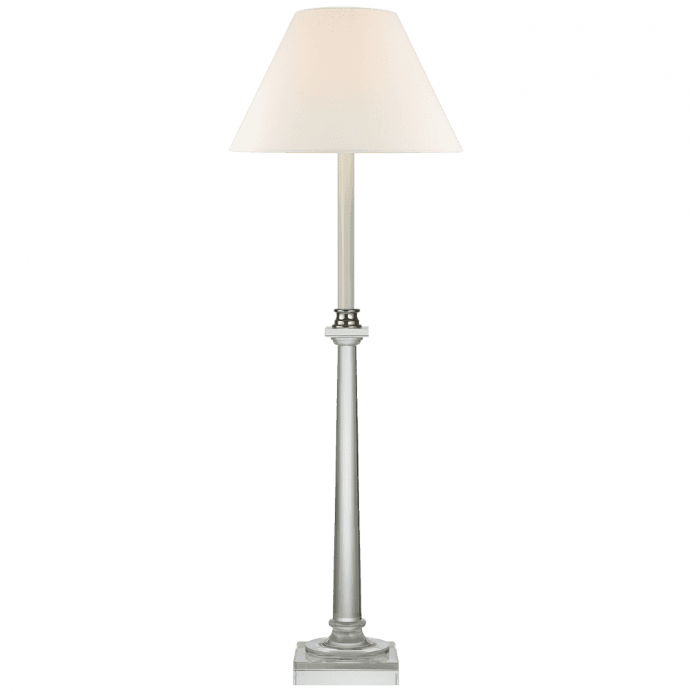Visual Comfort Signature Swedish Column Buffet Lamp Crystal