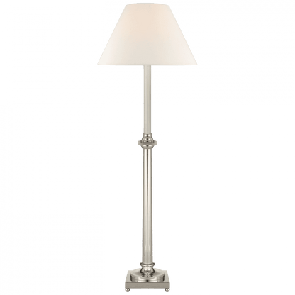 Visual Comfort Signature Swedish Column Buffet Lamp Polished Nickel