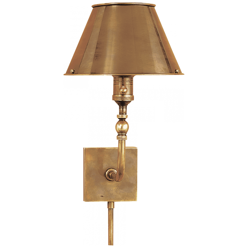 Visual Comfort Signature Swivel Head Wall Sconce Hand-Rubbed Antique Brass