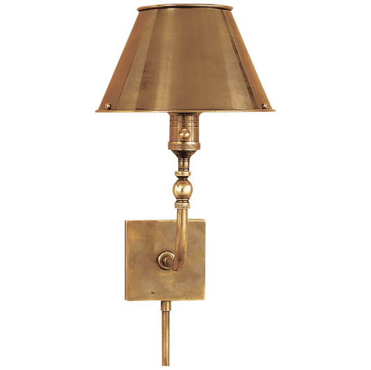Visual Comfort Signature Swivel Head Wall Sconce Hand-Rubbed Antique Brass