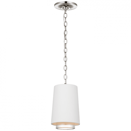 Visual Comfort Signature Sydney Narrow Pendant Polished Nickel