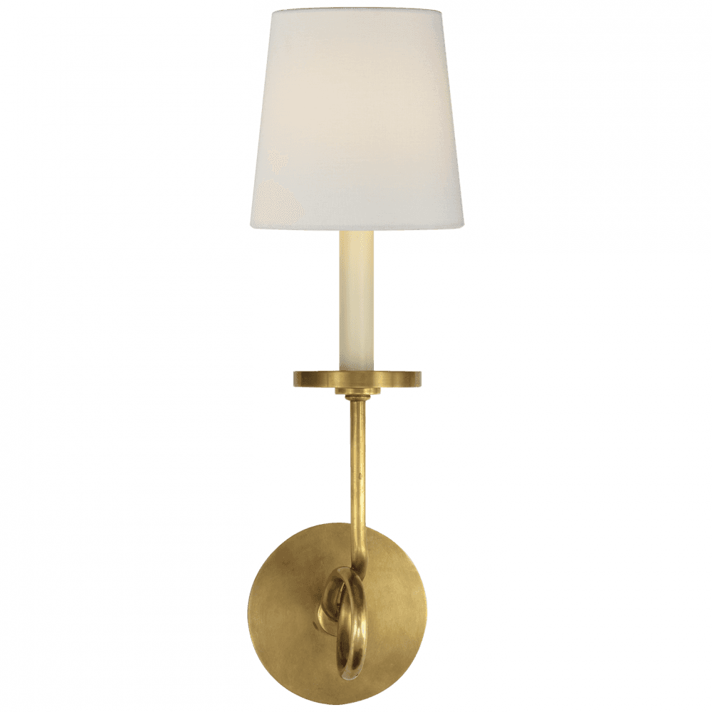 Visual Comfort Signature Symmetric Twist Single Wall Sconce Bronze