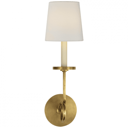 Visual Comfort Signature Symmetric Twist Single Wall Sconce Bronze