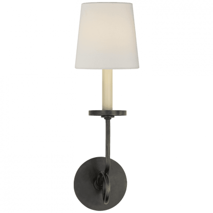 Visual Comfort Signature Symmetric Twist Wall Sconce Antique Nickel