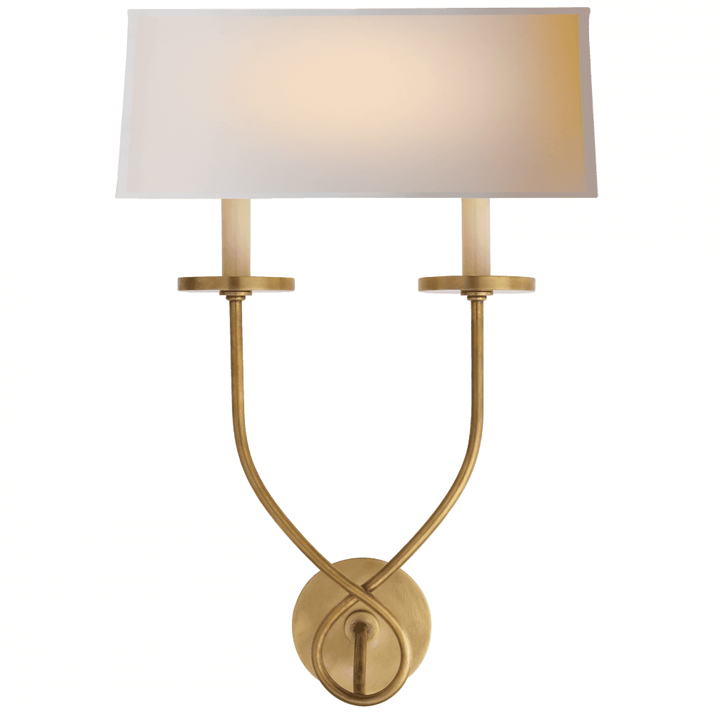 Visual Comfort & Co. Signature Collection Symmetric Twist Wall Sconce