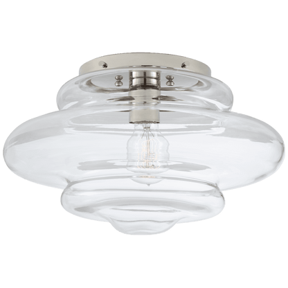 Visual Comfort Signature Tableau Flush Mount Polished Nickel