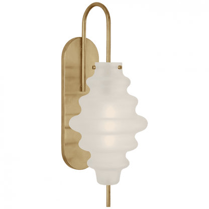 Visual Comfort Signature Tableau Wall Sconce Antique-Burnished Brass