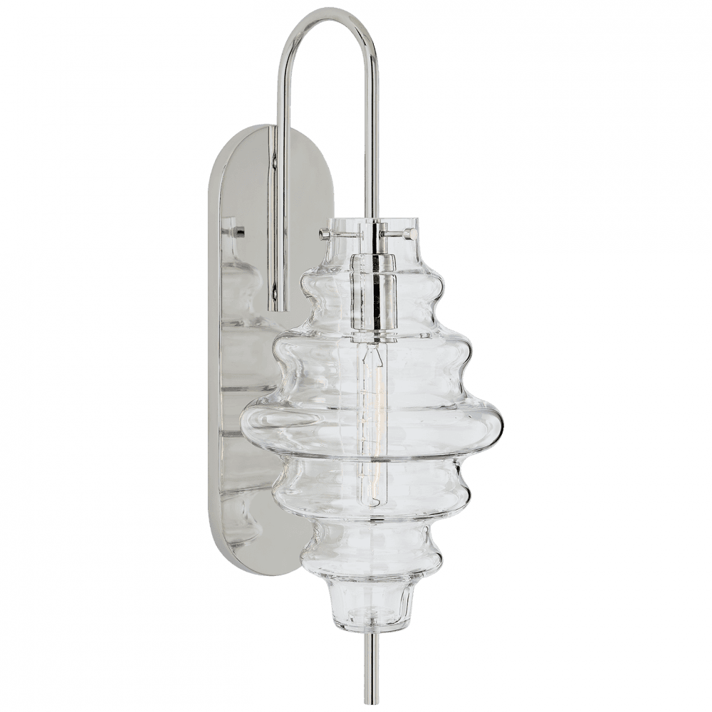 Visual Comfort Signature Tableau Wall Sconce Polished Nickel