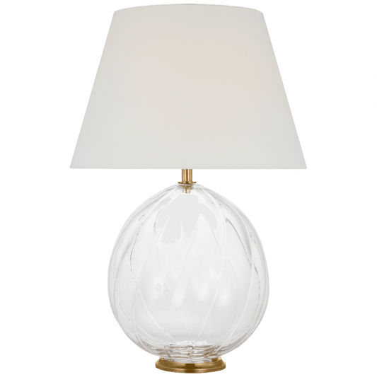 Visual Comfort Signature Talia Medium Table Lamp Clear Glass