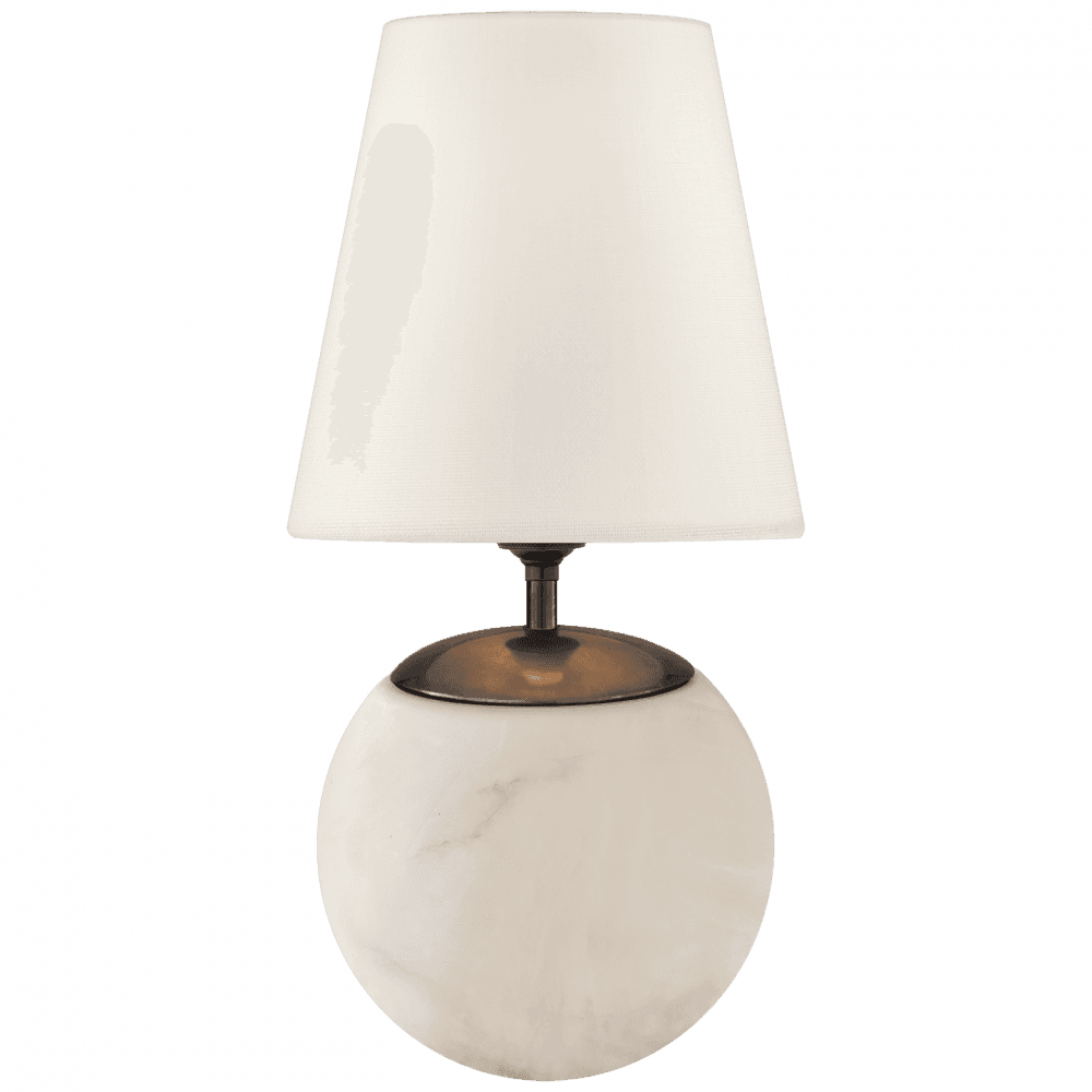 Visual Comfort Signature Terri Large Round Table Lamp Alabaster