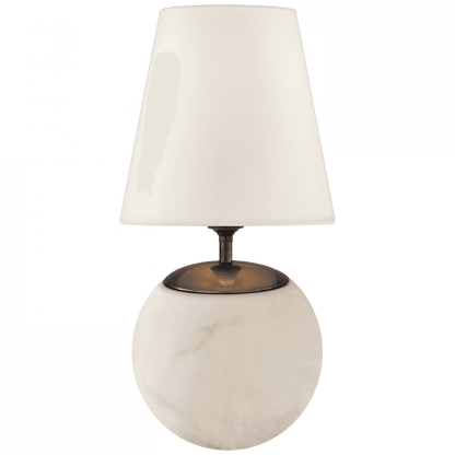 Visual Comfort Signature Terri Large Round Table Lamp Alabaster